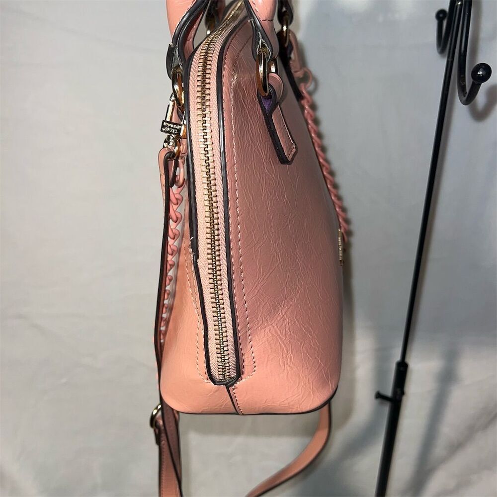 Steve Madden Sienna - Peony Pink Crossbody Satchel Bag with Coin Purse - Picture 8 of 13